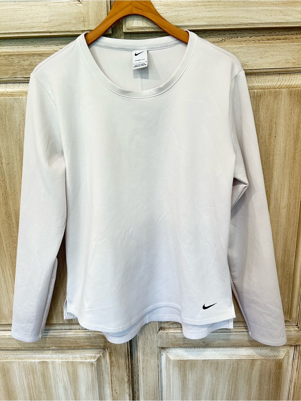 Nike Women’s Long Sleeve Crew Top - White